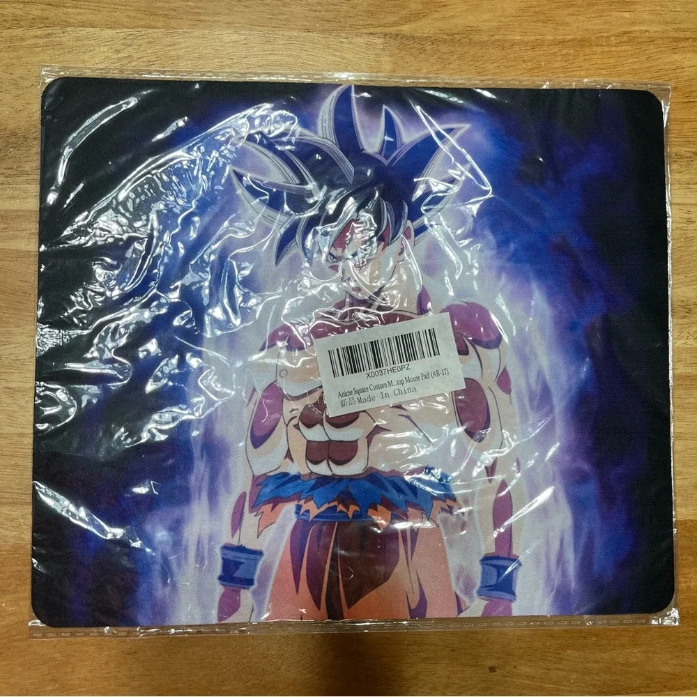 Dragonball Z Goku Anime Black and Blue Computer Mouse Pad